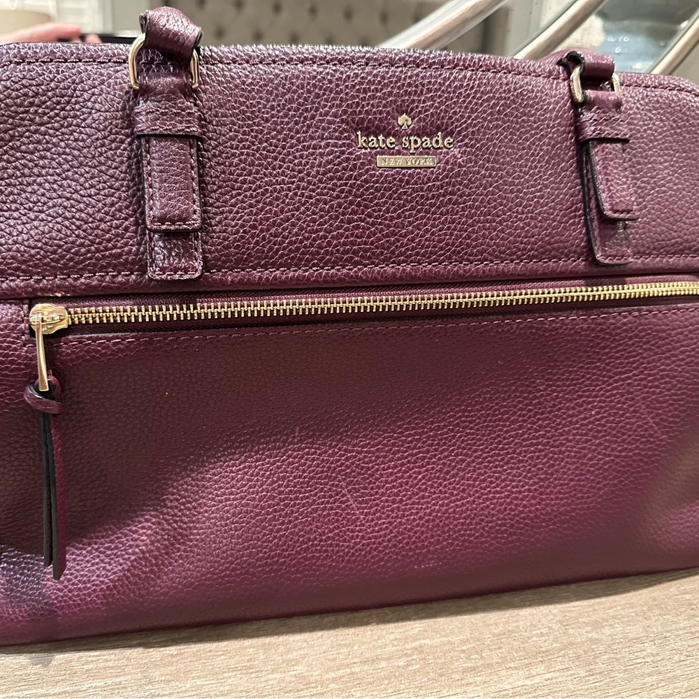 Kate Spade Purple Leather Women's Bag